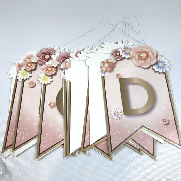 Happy Mother's Day Banner Pink Floral Display - Picture 6 of 6